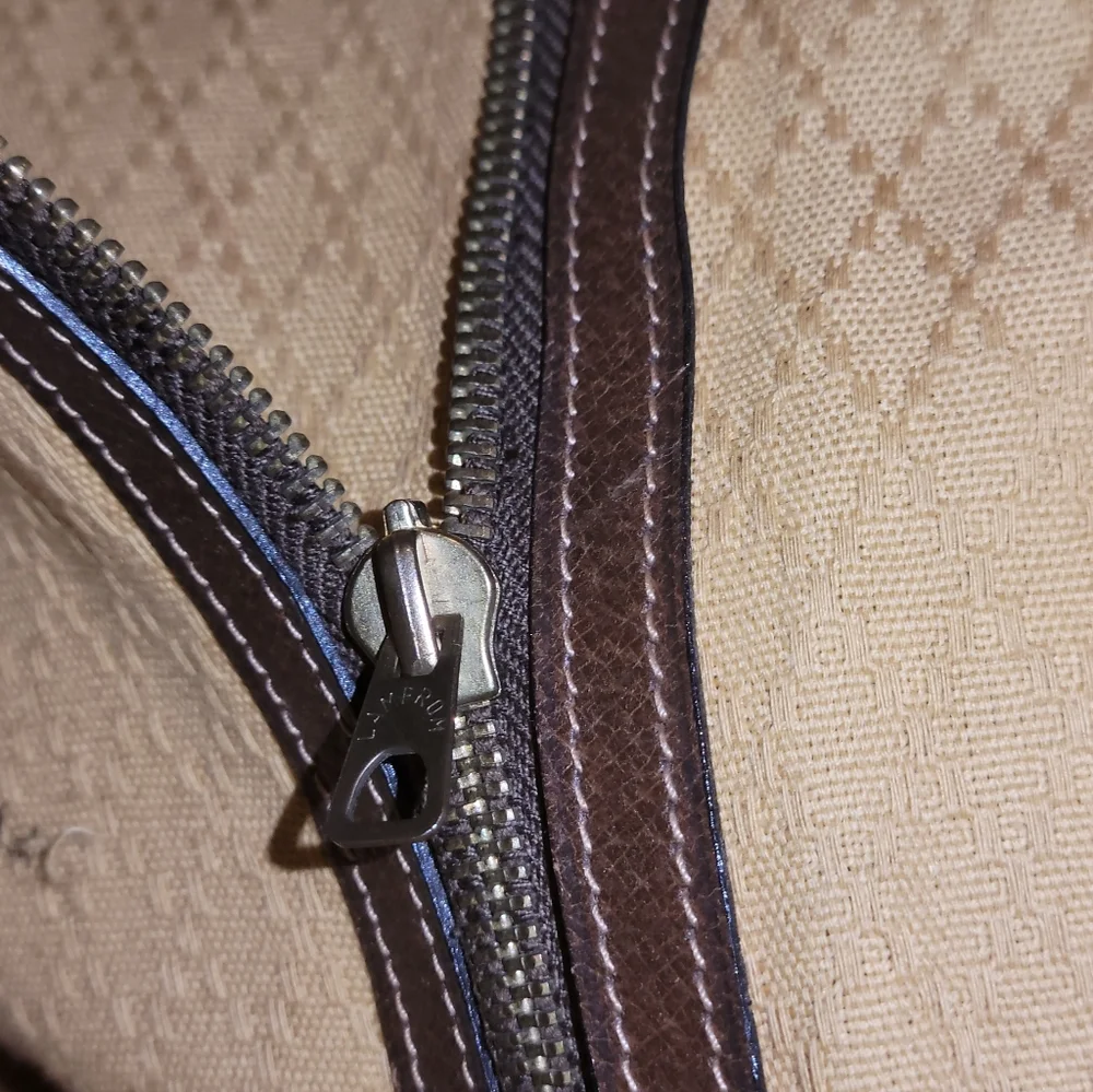 GUCCI GG CANVAS XL CARRY ON TRAVEL WEEKEND Duffle Gym BAG VINTAGE 1960 AUTHENTIC - Picture 8 of 14